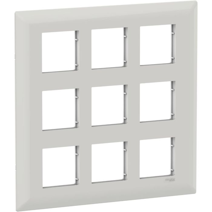 18 Module Grid & 18 Module Cover Frame - White