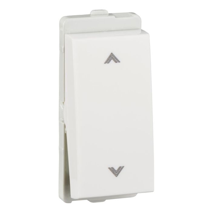 10AX 2 way 1 Module Switch - White