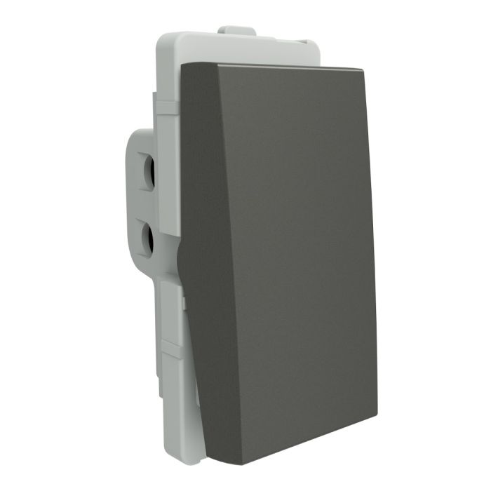 16A 1-way switch, painted grey